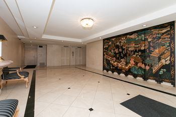 Marble lobby